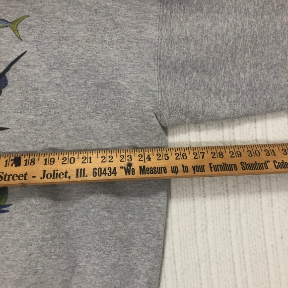 Guy Harvey Marlin Fish Graphic Sweatshirt XL Crewneck Pullover‎ Gray - Picture 4 of 8